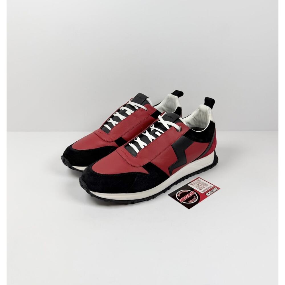 Size 9.5UK/10.5US - Fendi Thunder Leather Sneakers